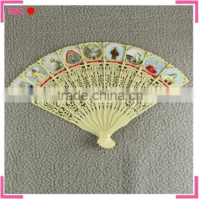 Chinese personalized hand fan for summer, riligious promotional hand fan
