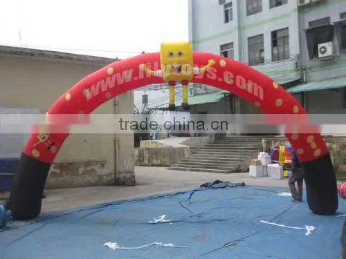 Popular inflatable advertising entrance arch door