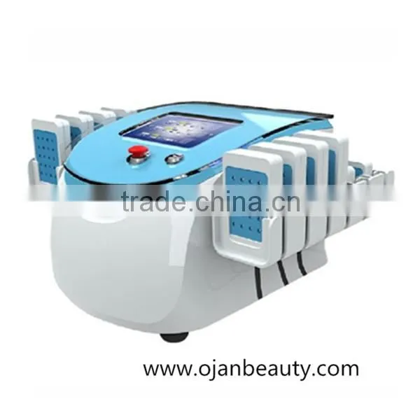 (Hot in Europe) 2015 Fat Terminator 16 paddles dual wave 650nm+808nm lipo light / lipo laser machine