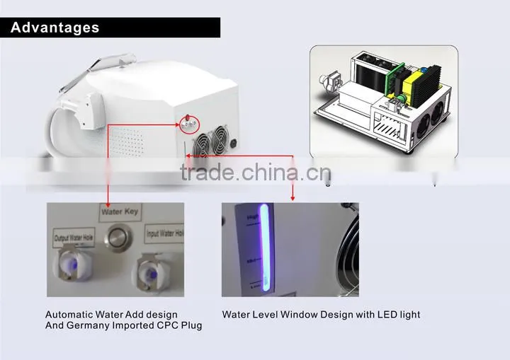 Professional Laser Hair Removal Machine Price/ 808nm Portable Laser Hair Removal Machine