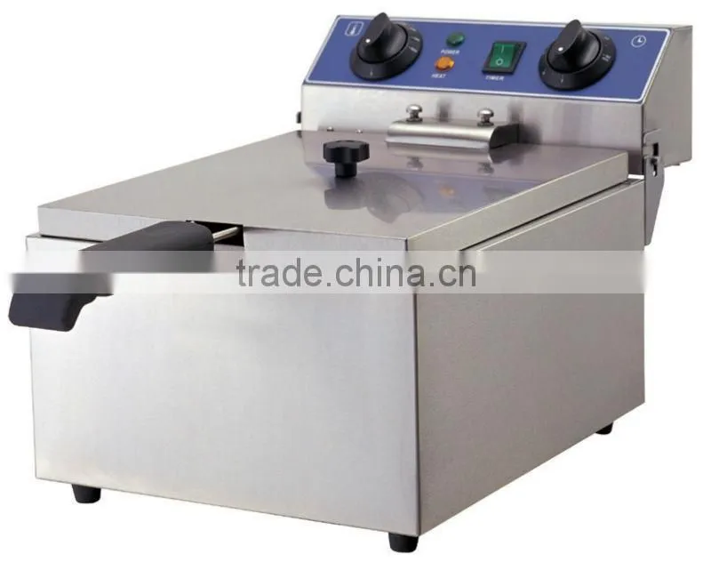 CE Approve Electric Fryer With Timer And Cover TT-WE1252