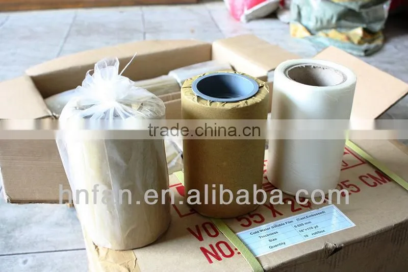 plain weave instant water soluble film