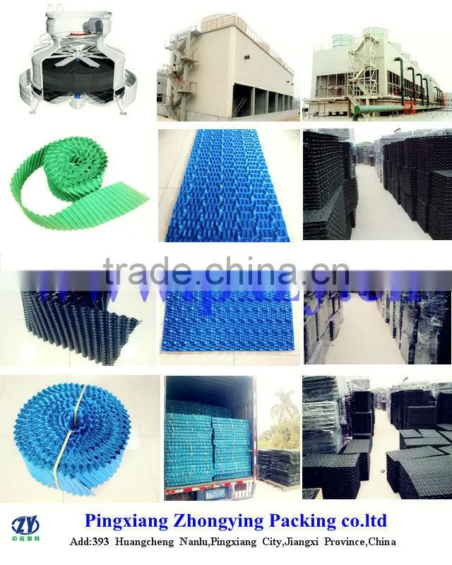 Crossflow PVC film fills