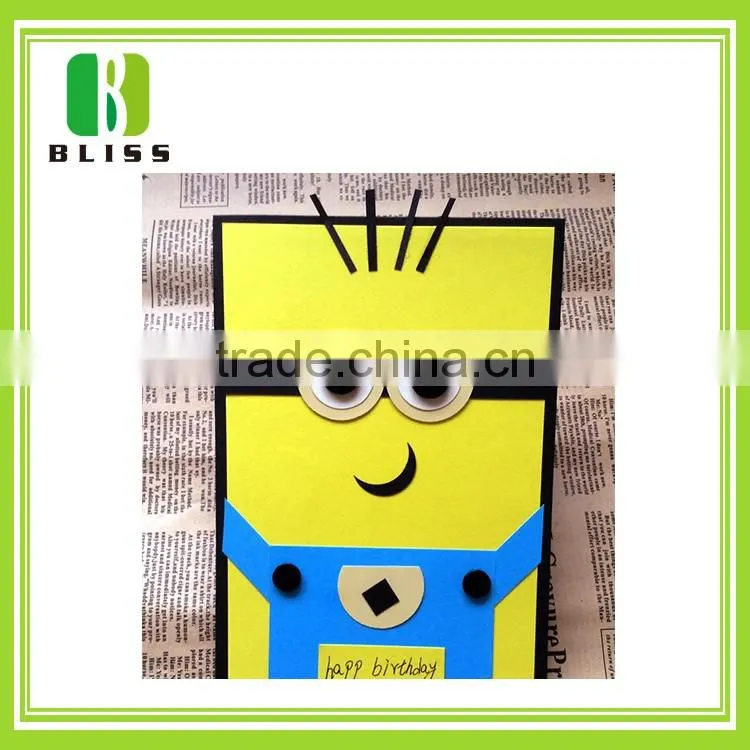 Wholesale 3d pop up custom printing folding paper reat handmade border greeting card designs