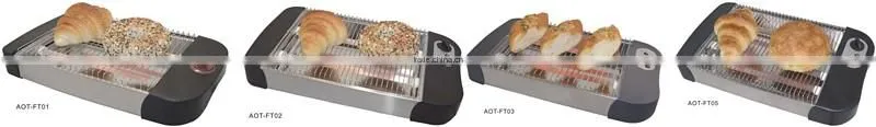 New Model AOT-FT02 Electric Home Kitchen Bread Toaster with CE, GS, LFGB, ROHS, PHAS, ERP, EMC