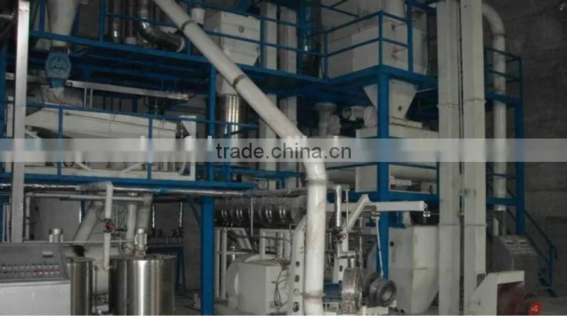 High capacity twin-screw dry animals feed food extruder machinery