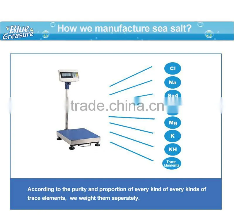 High Quality Aquarium saltwater Food Grade Marine Salt PH Water Test Kits