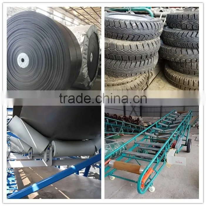 High efficiency fertilizer grain hopper belt conveyor price