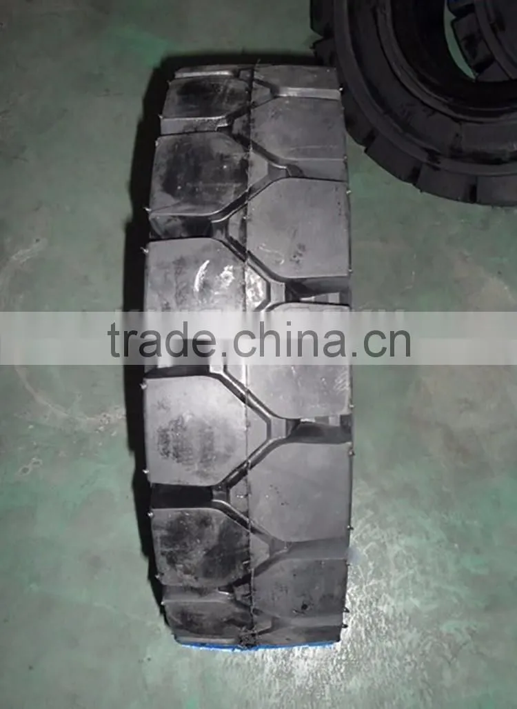 quality airless tire 28x9-15 forklift machinery tyres