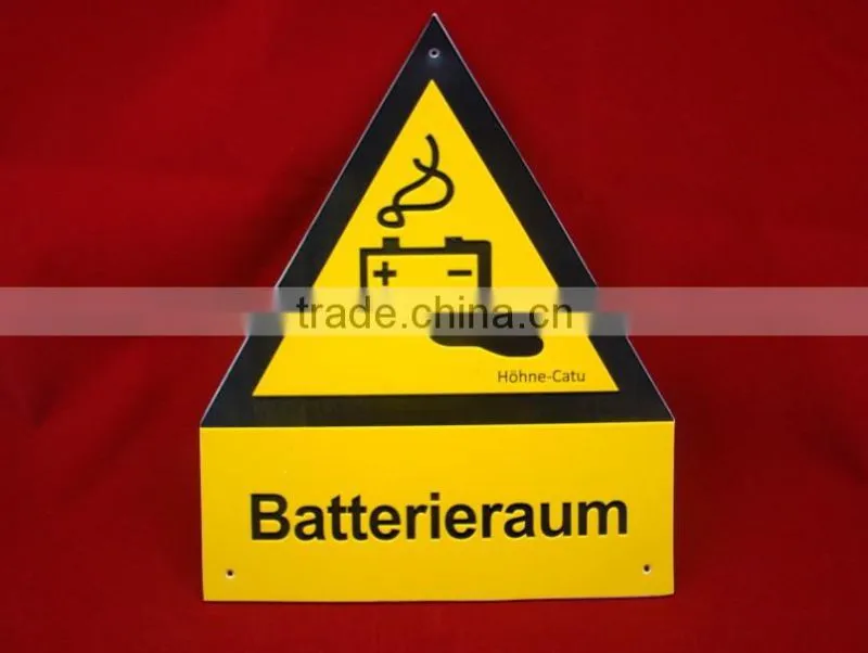 High quality customized pvc photoluminescent fire safety sign