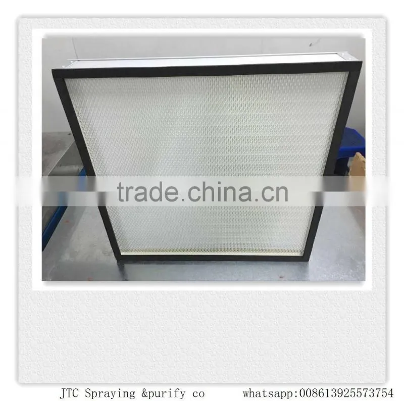 Mini-pleated hepa air handling unit air filter