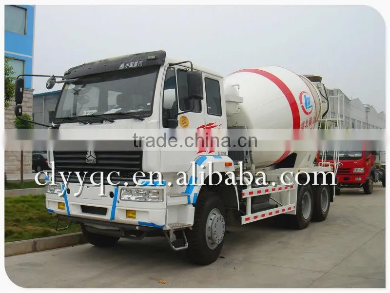 HOWO 6x4 diesel engine concrete mixer truck