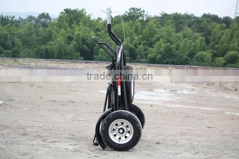 Folding style motorcycle trailer