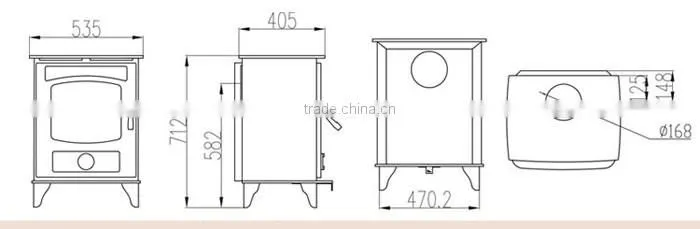Artificial freestanding wooden fireplace/wood fireplace with swivel casters GR908