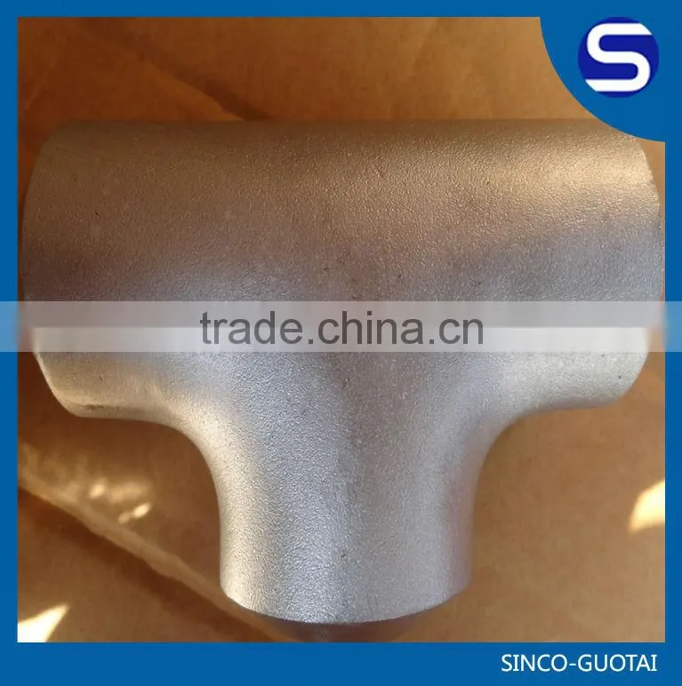 ASME/ANSI B16.9 Butt-Welded Pipe Fittings/Stainless Steel Tee SS304 SS316L