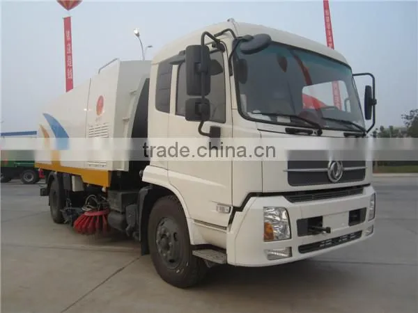 large dongfeng 6 wheel road sweepers for sale