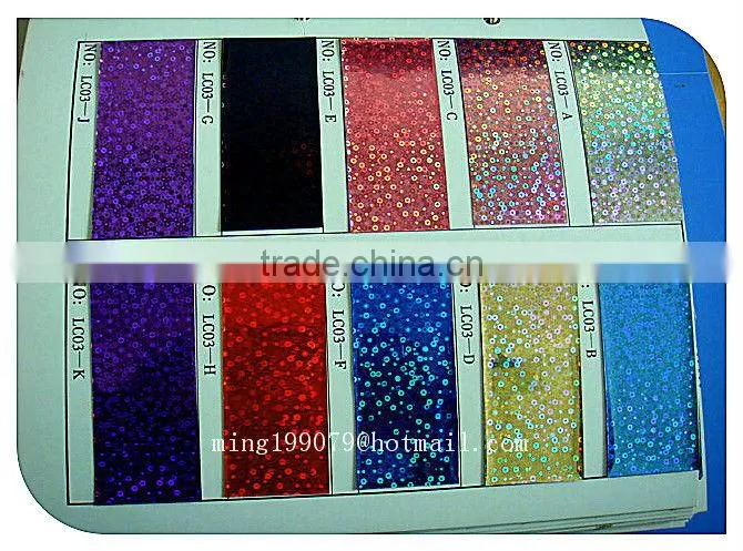 Holographic Transparant Pattern Laser PVC/TPU Composite Film