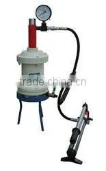 Concrete mixture pressure weepage testing machine