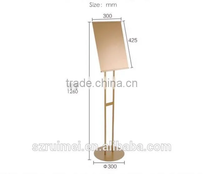 Outdoor Floor Standing Metal Advertising Display Stand