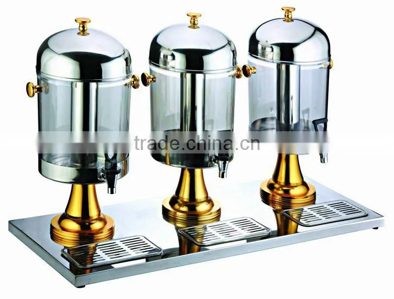 Triple juice dispenser