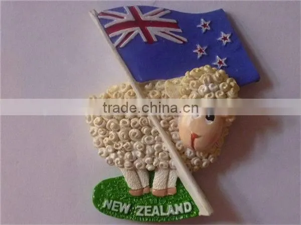 Polyresin landscape tourist souvenir magnets