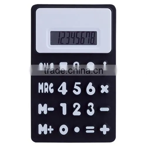 High quality cute silicone calculator for promotional gift