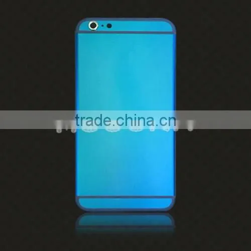 For iphone6 plus matt housing, colorful housing back case, black matt housing for iphone6 plus