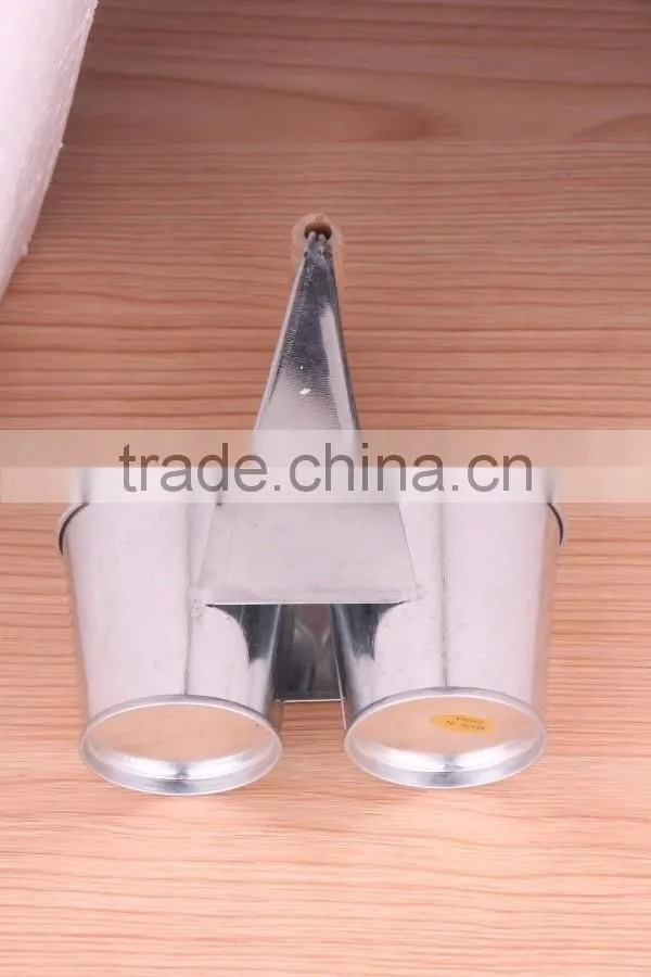 metal zinc double pot for children, home, garden