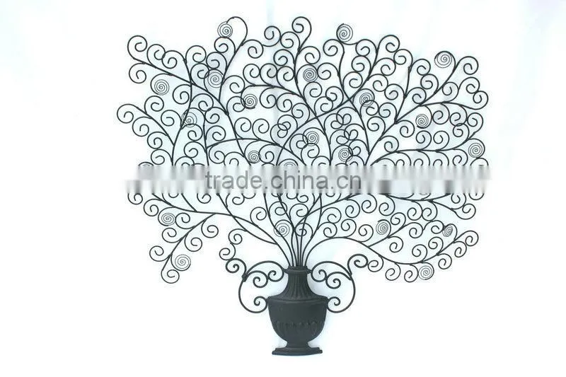 Metal tree wall decor