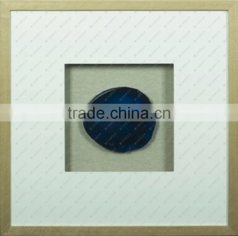 Latest natural solid wood frame paper cut wall art