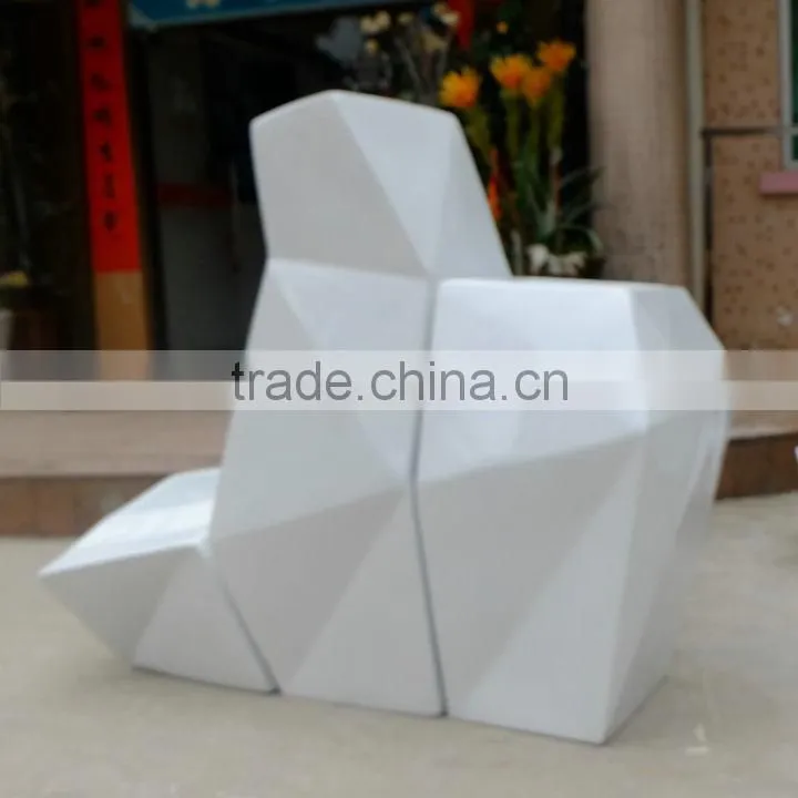 Fashion big fiberglass planter pot