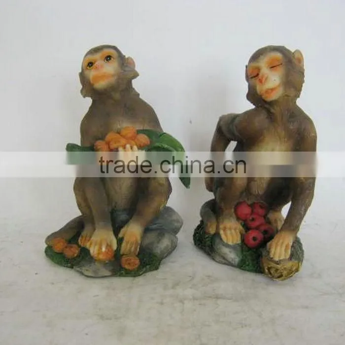 Polyresin monkey figure decoration