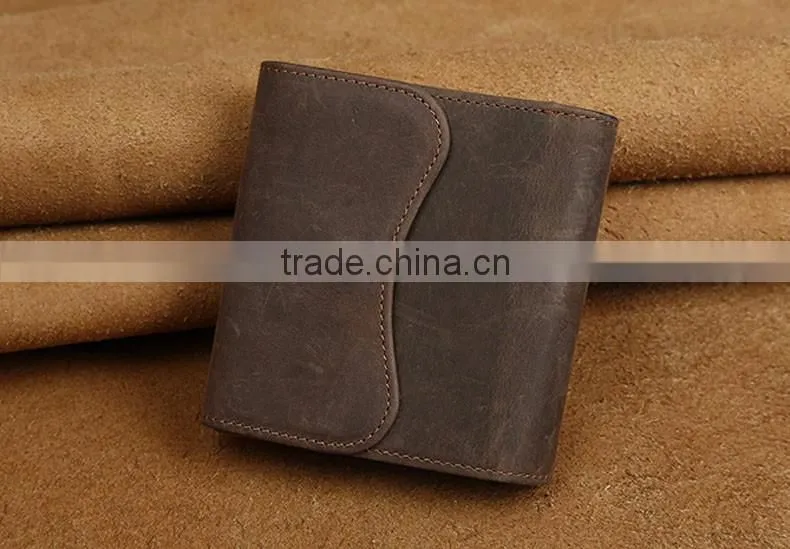 New Products cowhide Men Genuine Leather Wallet