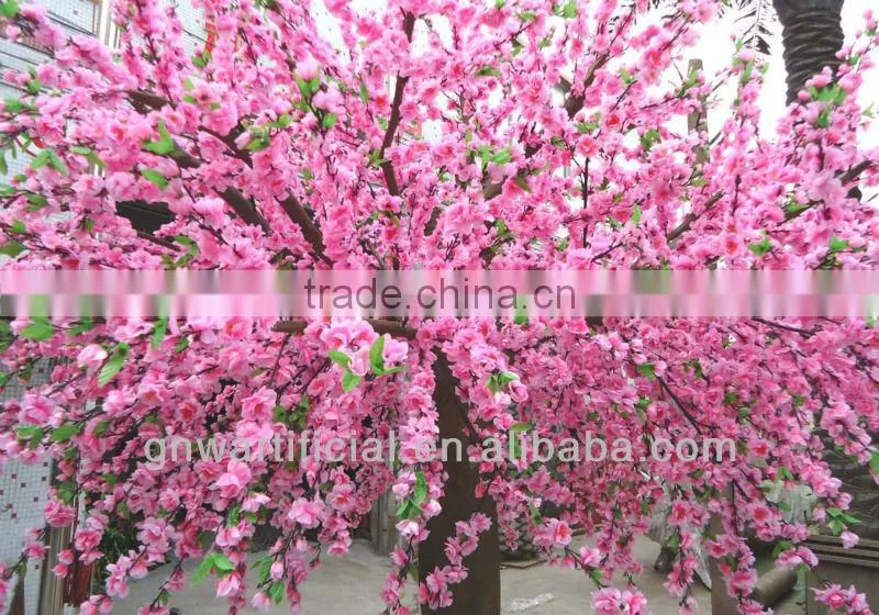 BLS014-9 GNW indoor home decorative artificial tree cherry blossom 10ft pink for wedding decoration flower stand