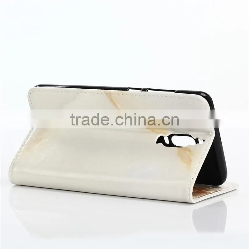Noble design high quality marble PU card bumper/pocket cell phone case for Huawei