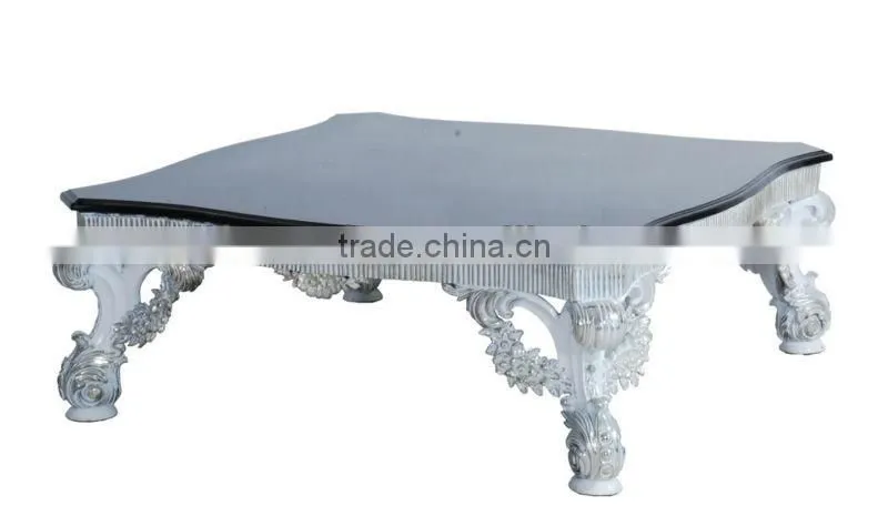 Baroque style antique rectangle coffee table