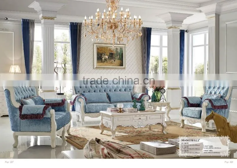 MJ9903 in stock neoclassic popular skype blue matching bedroom home furniture queen king size young people children bedroom set