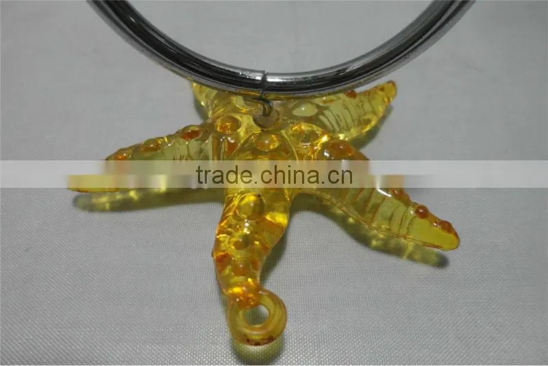 China Wholesale Acrylic Clear starfish Napkin Ring Wedding decor