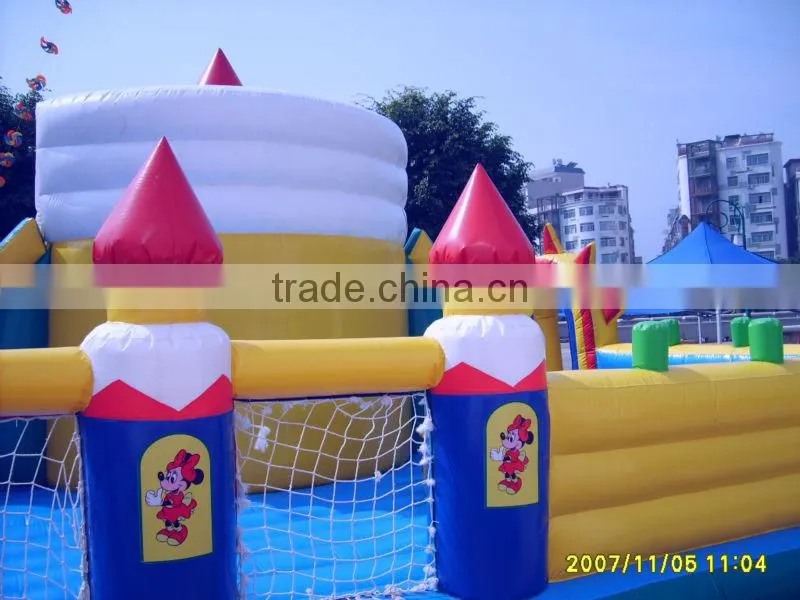 (HD-9401) 2014NEW!Cartoon Car Inflatable Slide