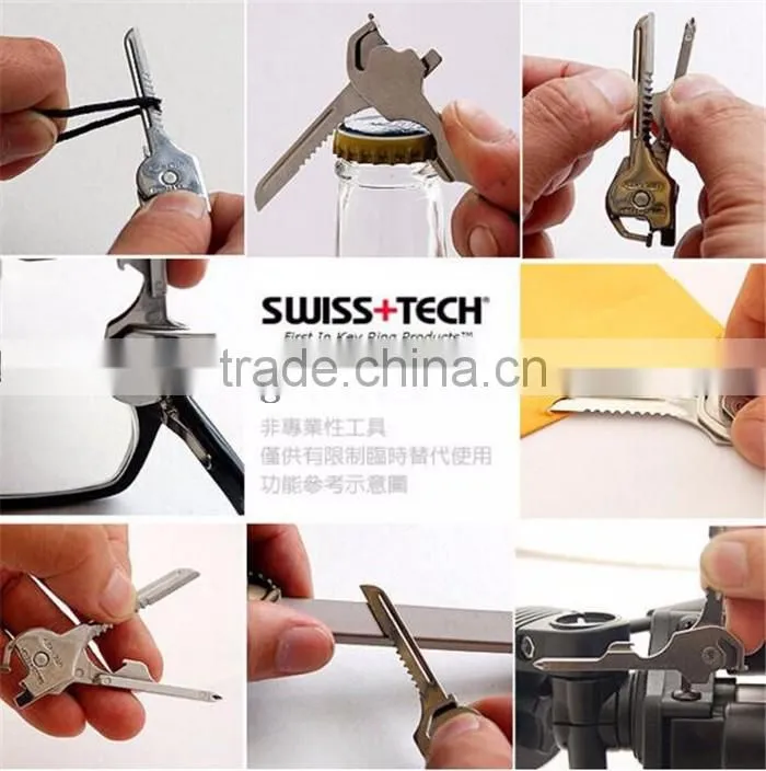 Creative outdoor present Six in one portable Key Knife