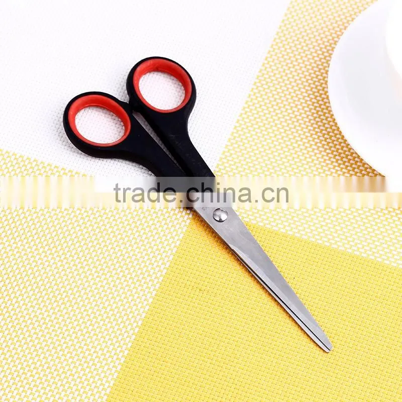 AOY232Factory price school scissors/paper cut scissors/Rubber Scissors