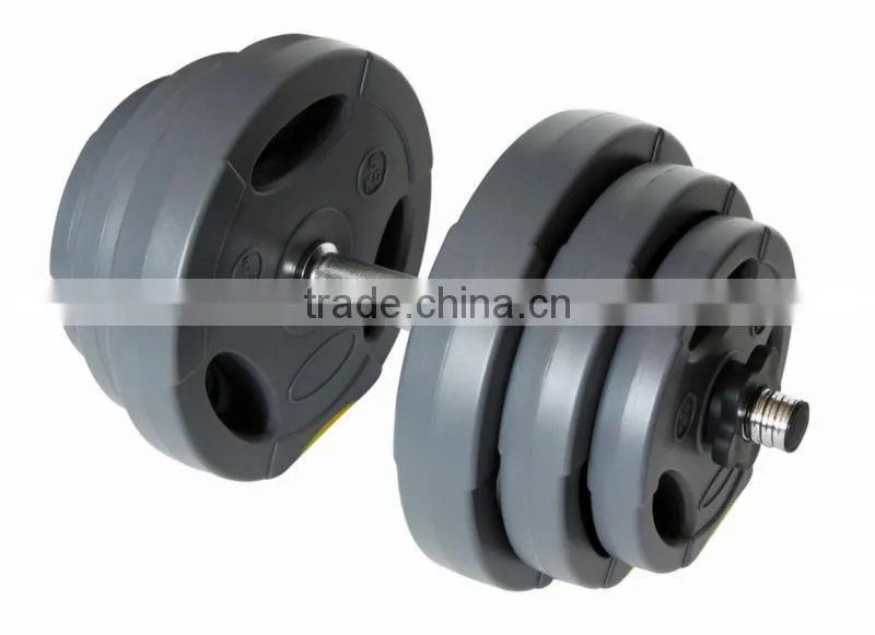 Sand/cement stuffed dumbbell