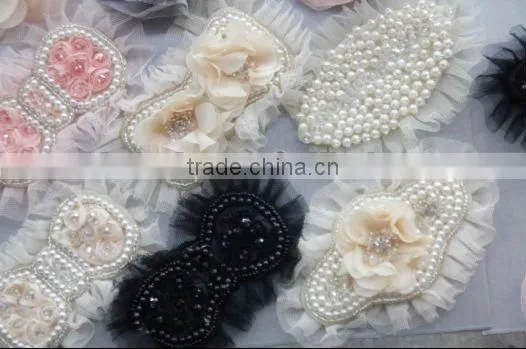 chiffon flower hair clip