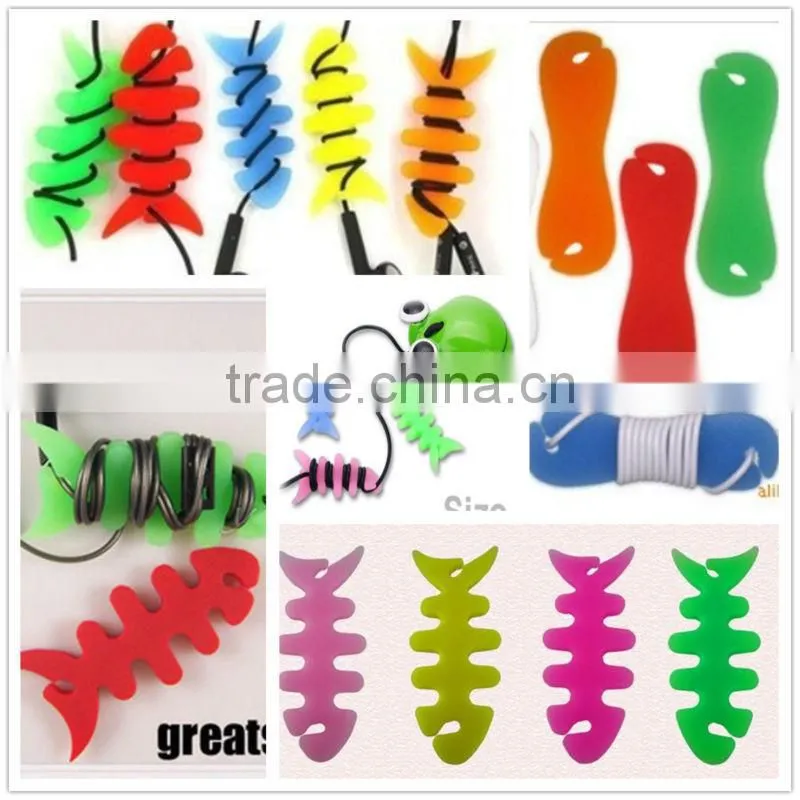 2012 silicone earphone cable winder