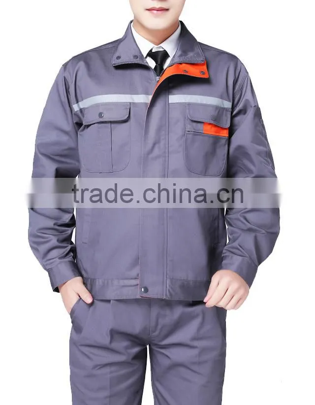 2015 wholesale OEM garage industrial unisex workwear factory uniform