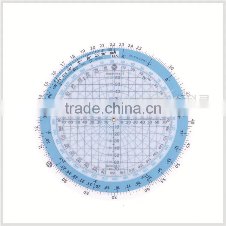 Kearing brand manufacture 9" inches Half Moon Military Protractor /military round protractor for pinpoint mapwork #KMP-3