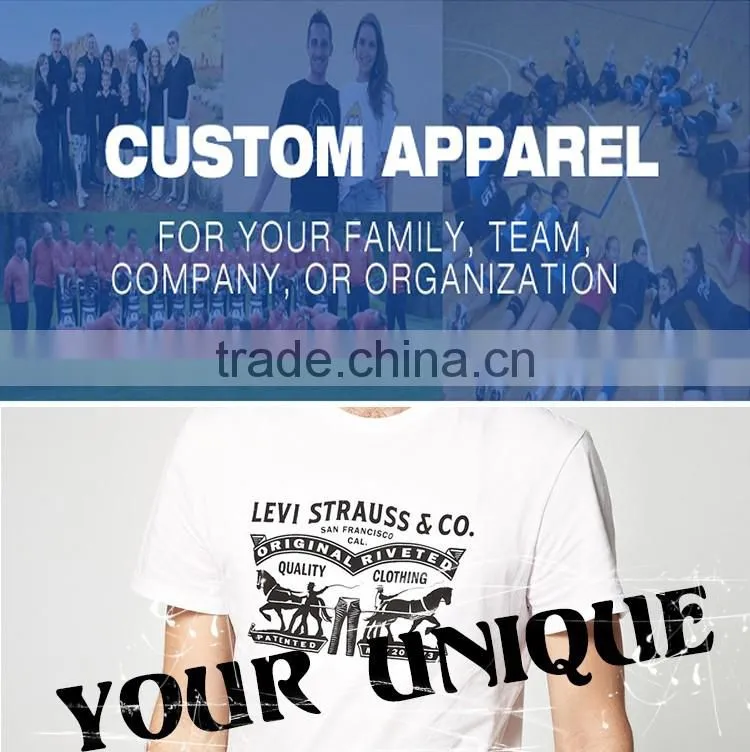 100% cotton custom t shirt printing t-shirts
