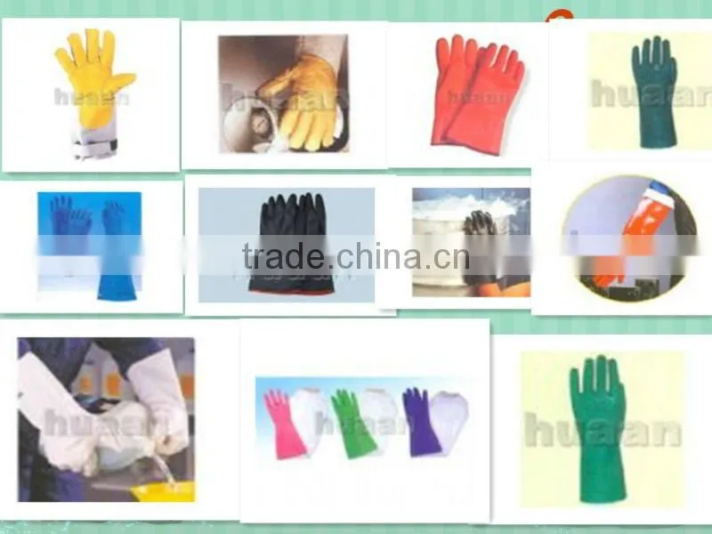 rubber glove with long sleeve