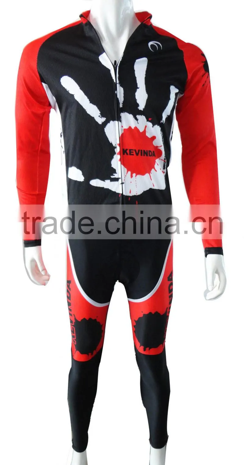 Sublimated Men's poylester cycling t-shirt kit