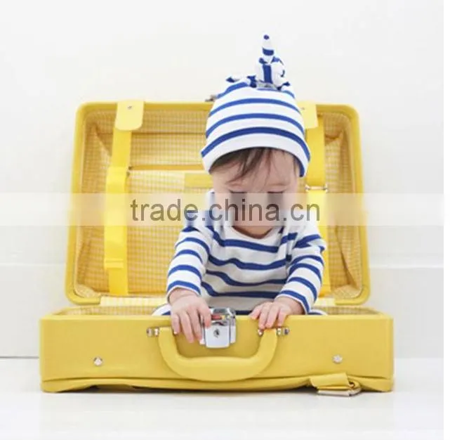 2014 latest two-tone cute baby boys cotton jumpsuit long sleeves bodysuit
